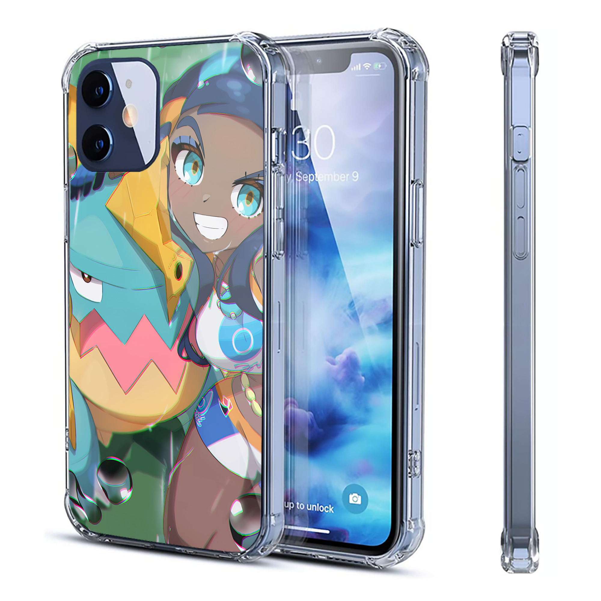 （画像用） ポケットモンスター Pokémon 【iPhone 12シリーズ対応】透明スマホケース（クリアソフトケース）